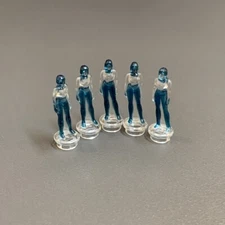 RARE LOT 5 LADY FROM HALO MEGA CONSTRUX CRIMSON COVENANT ELITE MINOR MINI FIGURE