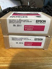 T5803 Epson Genuine Ink Magenta 3800 Stylus Pro Genuine Dates 2011  2014