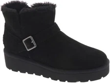 Koolaburra by UGG Women's Kelissa Mini Suede Boots Black Size 7