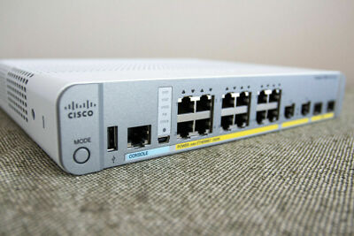 Cisco WS-C3560CX-12PD-S 16 Port Compact Switch, 12x PoE Ports 4x