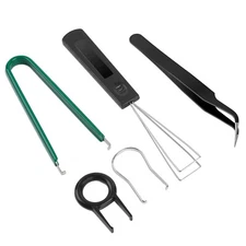 5 Pcs Keyboard Puller Set,Keyboard Cleaning Tools Set Switch Puller Set Stain...