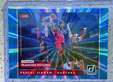 2021-22 Donruss Basketball PASCAL SIAKAM #9 HOLO TEAL LASER FRANCHISE FEATURES
