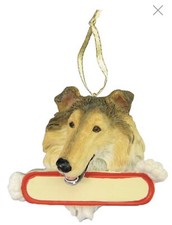Pet Breed Christmas Ornament Collie