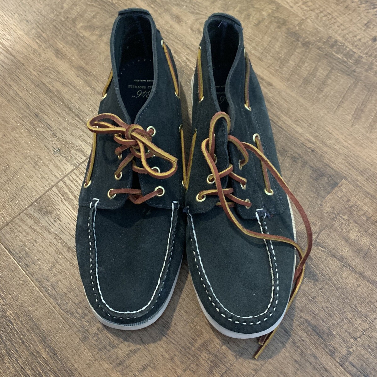 Brooks Brothers Rough Suede Boat Shoes 
