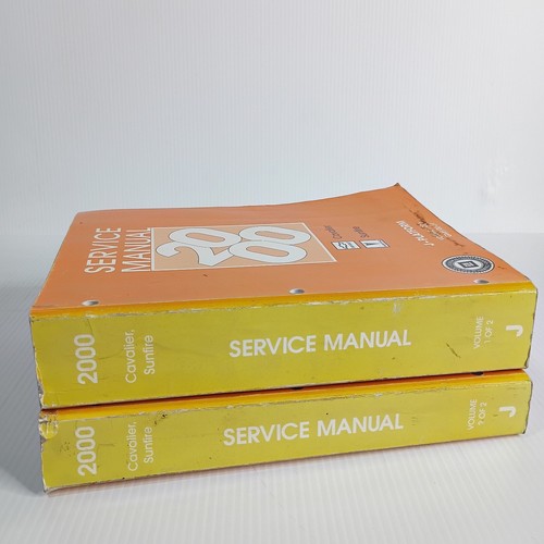 2000 Chevy Cavalier Service Repair Manual Chevrolet Pontiac Sunfire J Platform - Picture 2 of 9