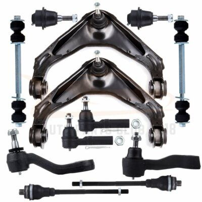 #ad 12pcs Suspension Front Control Arm Kit For 2001 2010 Chevrolet Silverado 2500 HD $113.04
