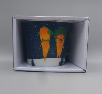 Kevin die Karotte Weihnachtstasse, 2020 ''Grate Grandma & Grate Grandad'' OVP, sehr guter Zustand
