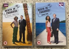 DEATH IN PARADISE - SERIES 1 & 2 - 5 DISC DVD SET - R2 & 4- NEW AND SEALED