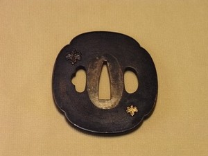 Japanese sword, TUBA Shakudu Paulownia Crest