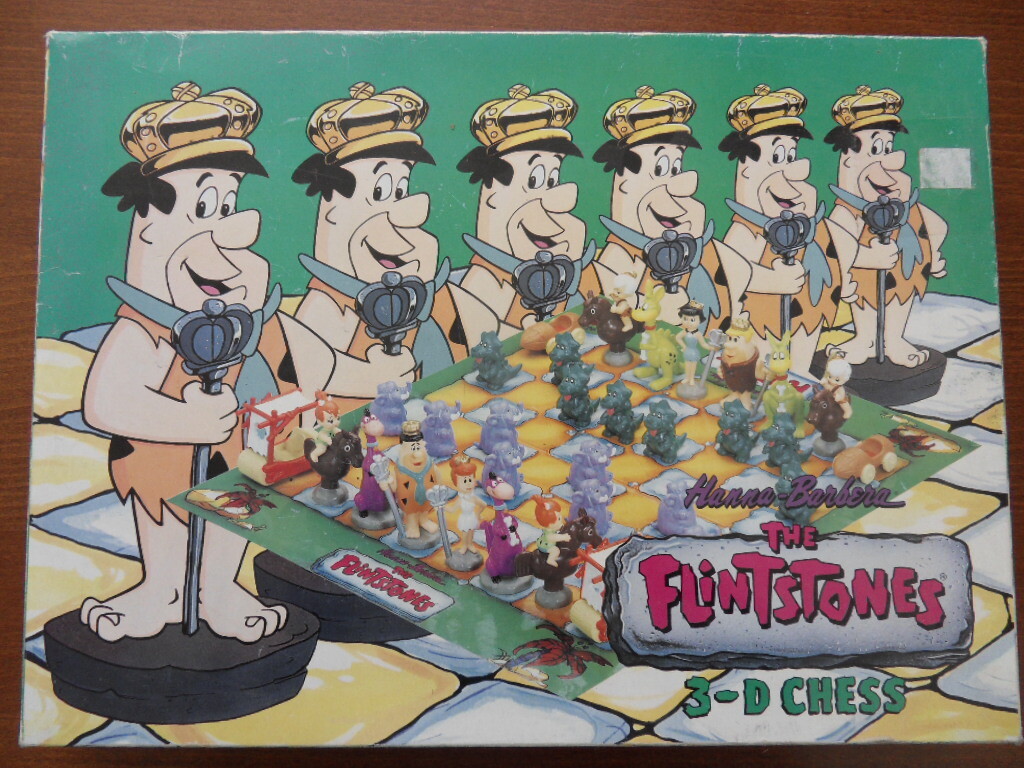 The Flintstones Vintage: 3D Chess Game 1993 | eBay