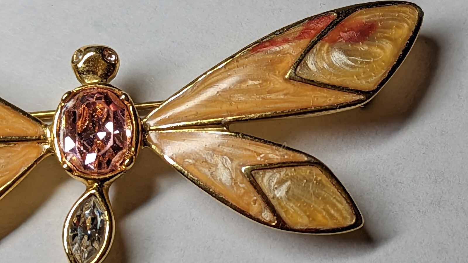 VINTAGE DRAGONFLY KJL FOR AVON KENNETH JAY LANE B… - image 8