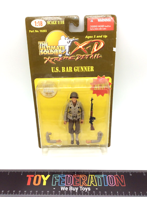 Ultimate Soldier XD 1:18 Figure WWII US Infantry BAR GUNNER Part