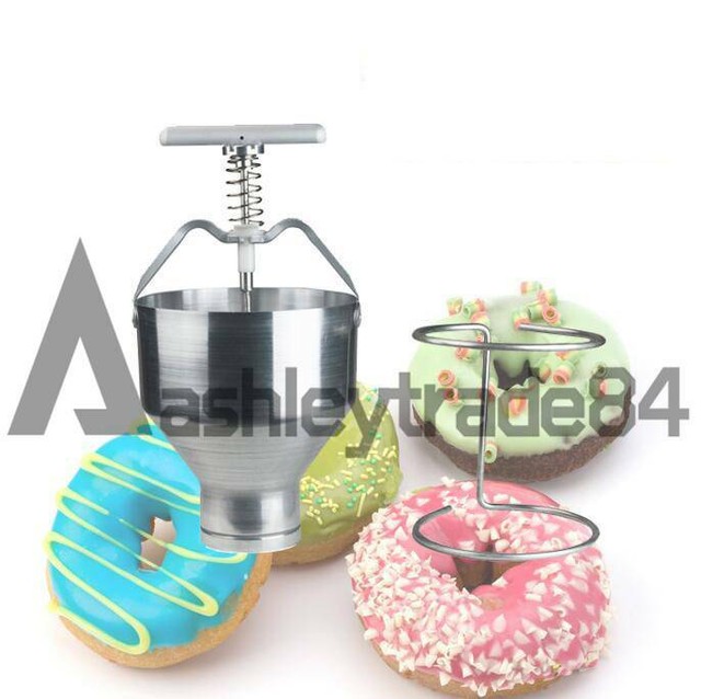 Manual Donut Depositor Medu Vada Dropper Plunger Dough Batter Dispenser