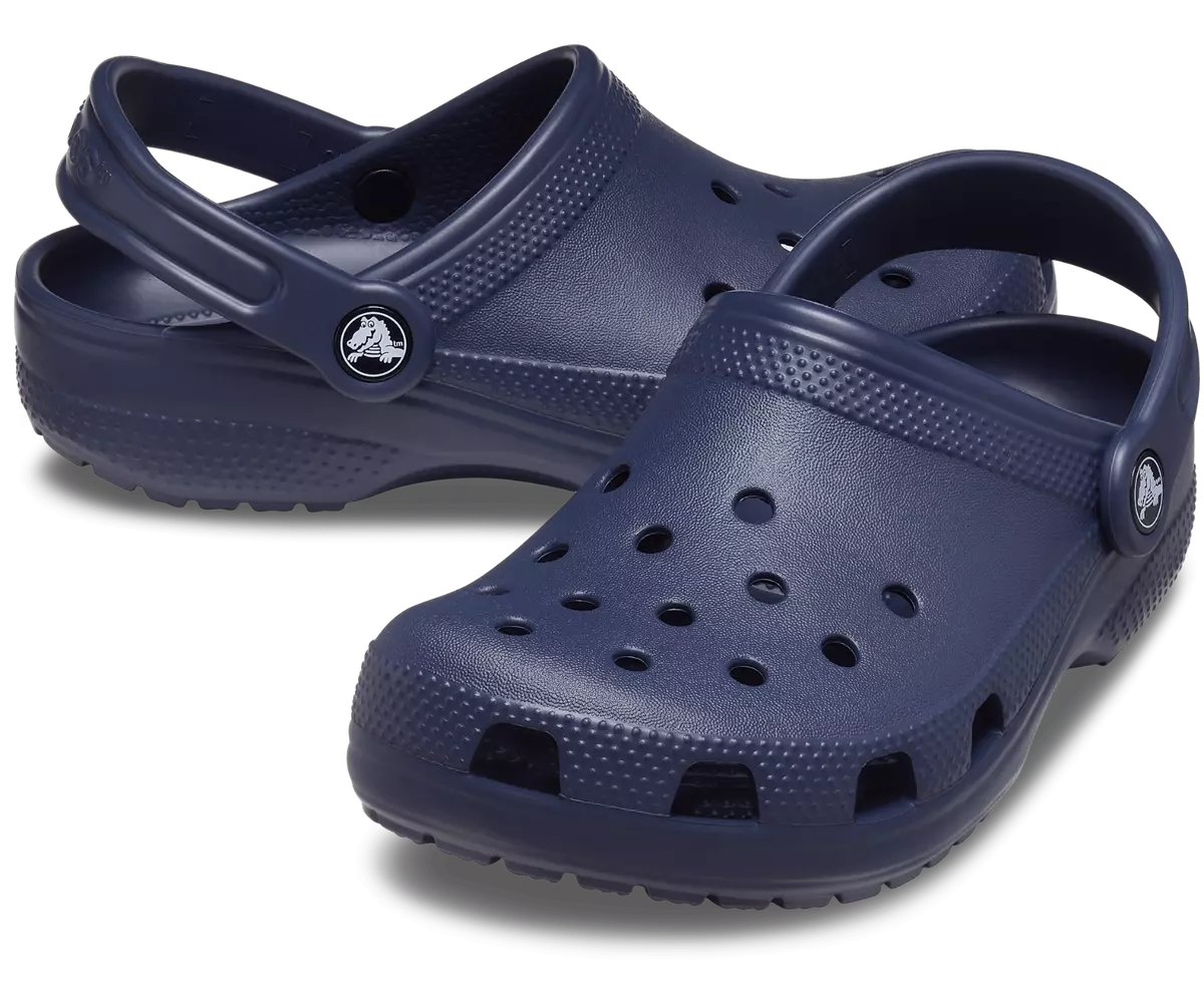 Crocs Classic Kids/Juniors Back Strap Sandal Navy Blue Size 11, 12, 13, 1, 2, | eBay