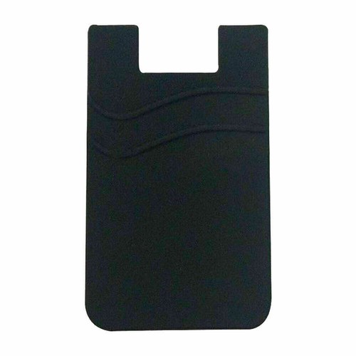 Silicone Mobile Phone Back Double Layers Card Holder Wallet 3M Stick On Adhesive - Picture 11 of 34