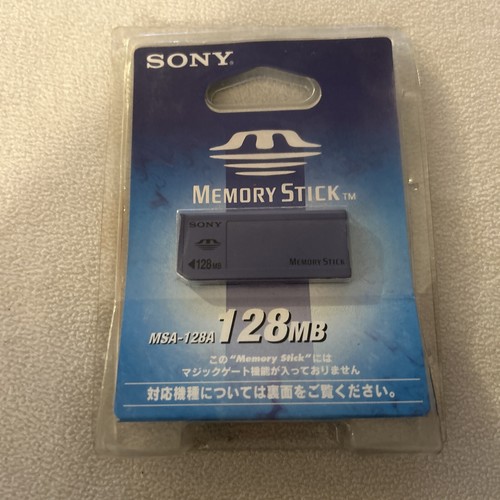 Vintage Sony 128MB Memory Stick for HandyCam Mavica CyberShot Cameras (MSR-128M) - Picture 2 of 5