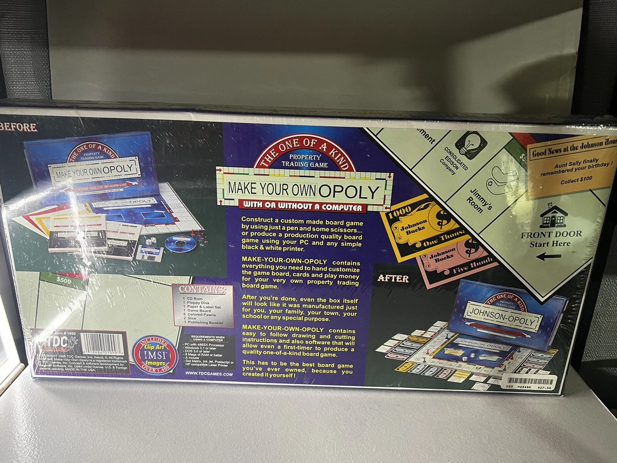 Create Your Own Board Game Set - Classic Edition