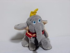 Walt Disney World Movie Dumbo Beanbag Toy Plush Elephant 9" Stuffed Animal VGC