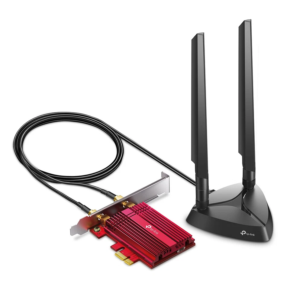 TP-Link AXE5400 Wi-Fi 6E Bluetooth 5.2 PCIe Adapter 5400 Mbit/s Dual-Band Extern - Imagen 2 de 3