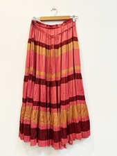 Designer Ulla Johnson Size 12 8 US Maxi Striped Stunning Women's Skirt