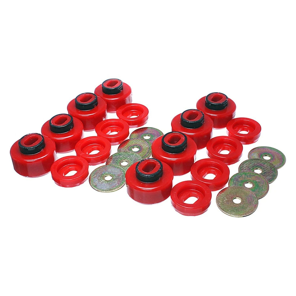 Kit de montaje de carrocería delantera y trasera Energy Suspension para 07-10 Chevy Silverado 3500 HD Foto 2 de 2