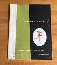 Vintage 1955 Shipstads and Johnson Ice Follies Magazine Souvenir Program Mint