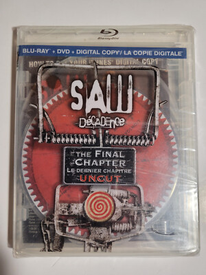 Saw: The Final Chapter (Blu-ray/DVD, 2011, 2-Disc Set, Canadian) Brand New