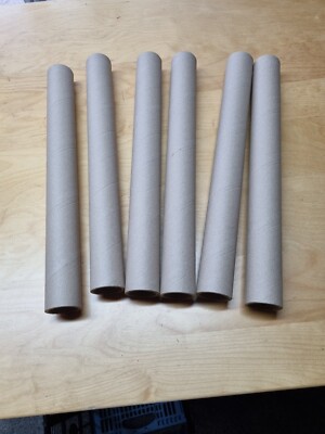 6 strapazierfähige Kartonröhren 5 mm dicke Kunsthandwerksprojekte 16 Zoll Länge 40 cm