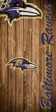 Ravens cornhole board vinyl wraps