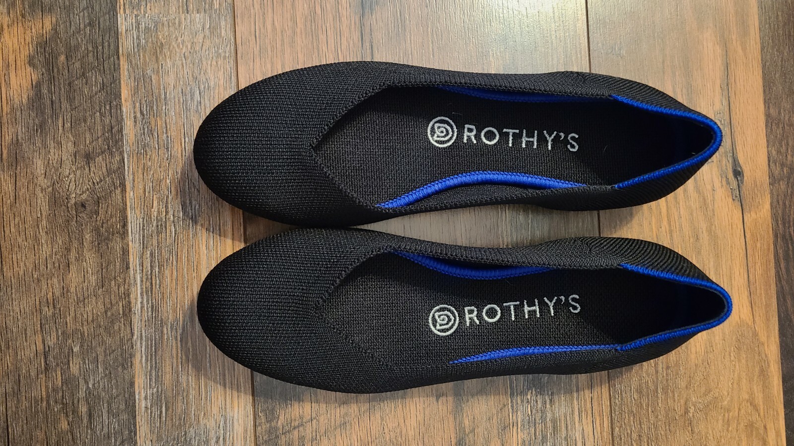 Rothy's The Flat Black Solid size 7 (excellent co… - image 2