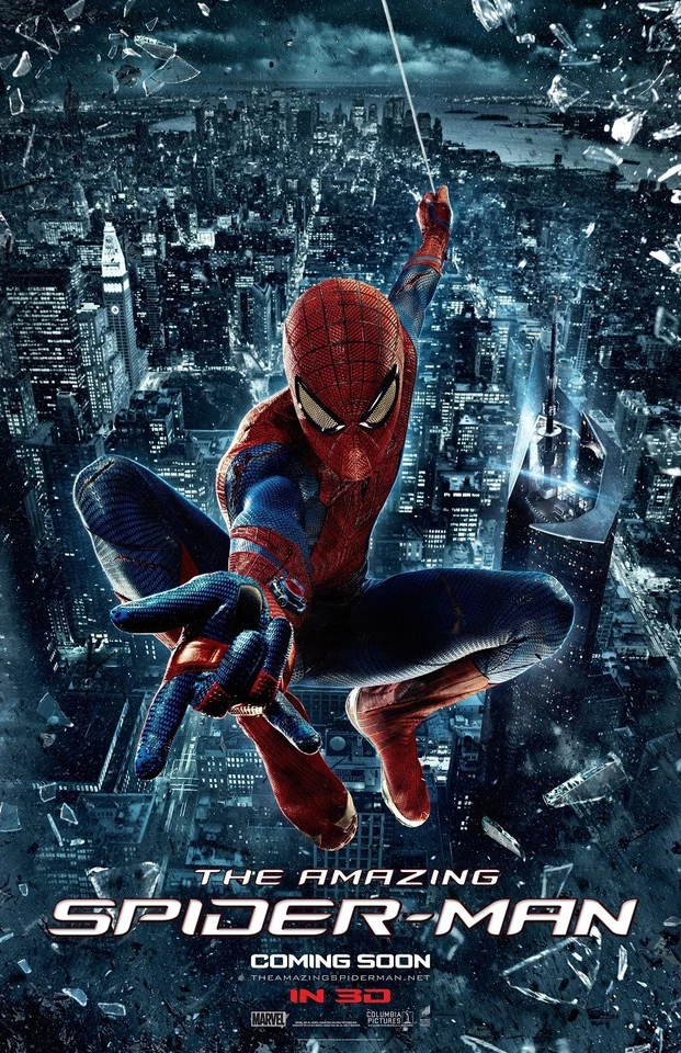 The Amazing Spiderman movie poster - Andrew Garfield - 11 x 17 inches (e)