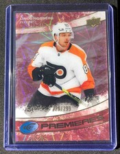 2022-23 Upper Deck Ice Linus Hogberg #190 Premieres Red 229/299 RC Flyers
