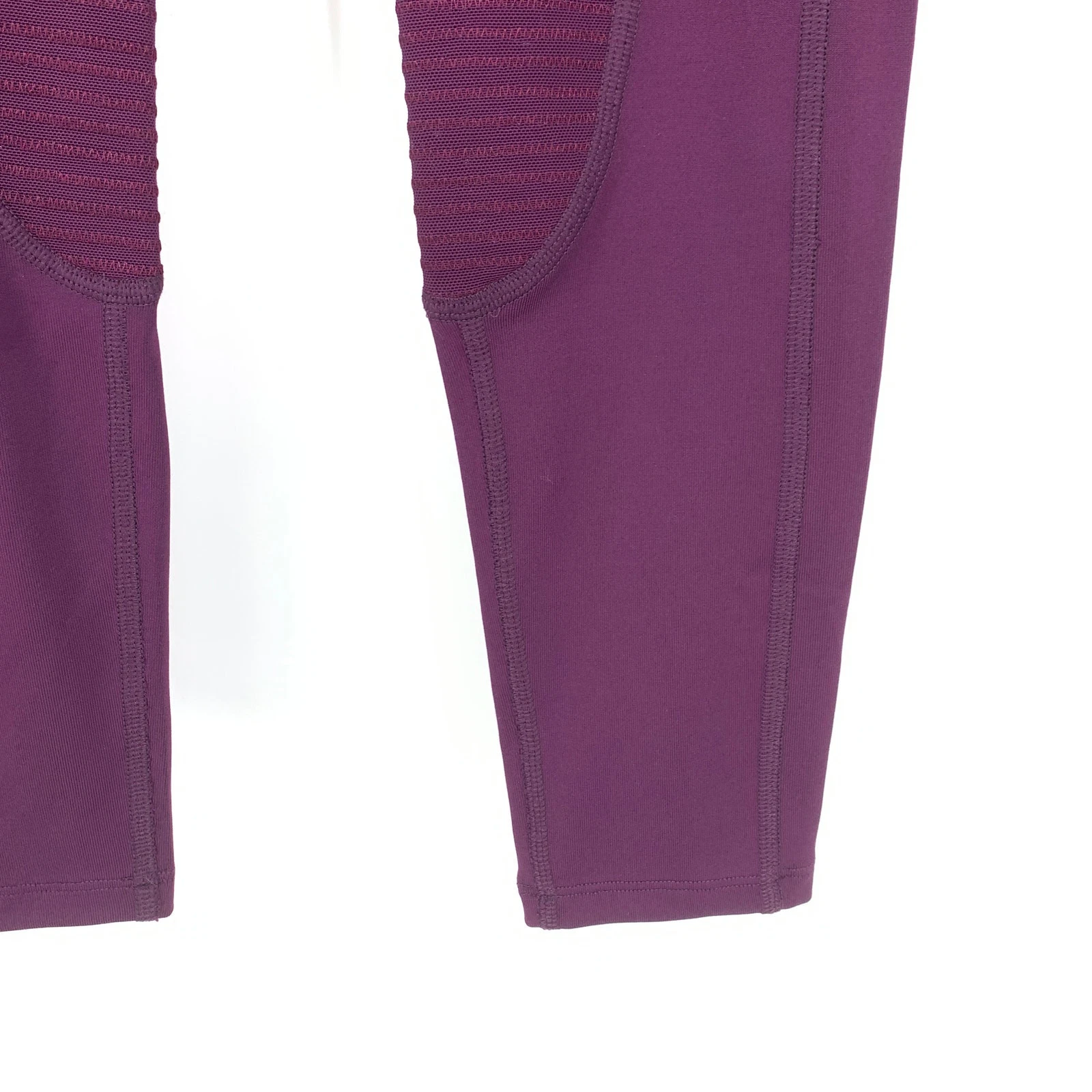 free-people-movement refine ribbed deep plum leggings