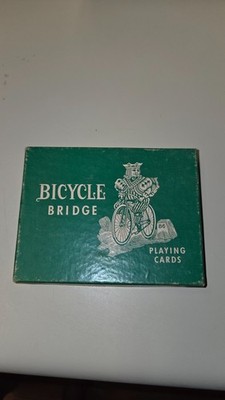 Vintage Bicycle Bridge Playing Cards Double Deck Set w/ Original Box   Red & Blu