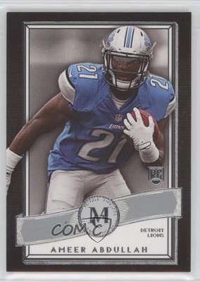 2015 Topps Museum Collection Ameer Abdullah #42 Rookie RC 0q1p