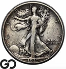 1919-S Walking Liberty Half Dollar, Always In High Demand, Choice VF++ Key Date