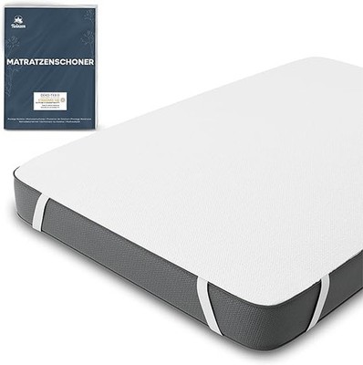 Waterproof Mattress Protector 140x200 cm Breathable Cotton Oeko-Tex Certified