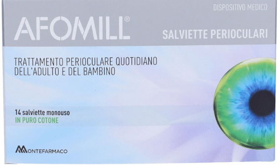 Salviettine Oftalmiche con Acido Ialuronico Pulizia Occhi 14 Pezzi - AFOMILL - Immagine 2