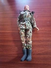 Female Hasbro Soldier Figure, With Red Hair, Spot On Hairline