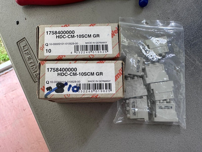 Weidmuller 1758400000 HDC-CM-10SCM GR -  (Lot of 27)