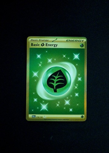 Basic Grass Energy - 278/193 Pokemon SV02: Paldea Evolved Holo Near Mint