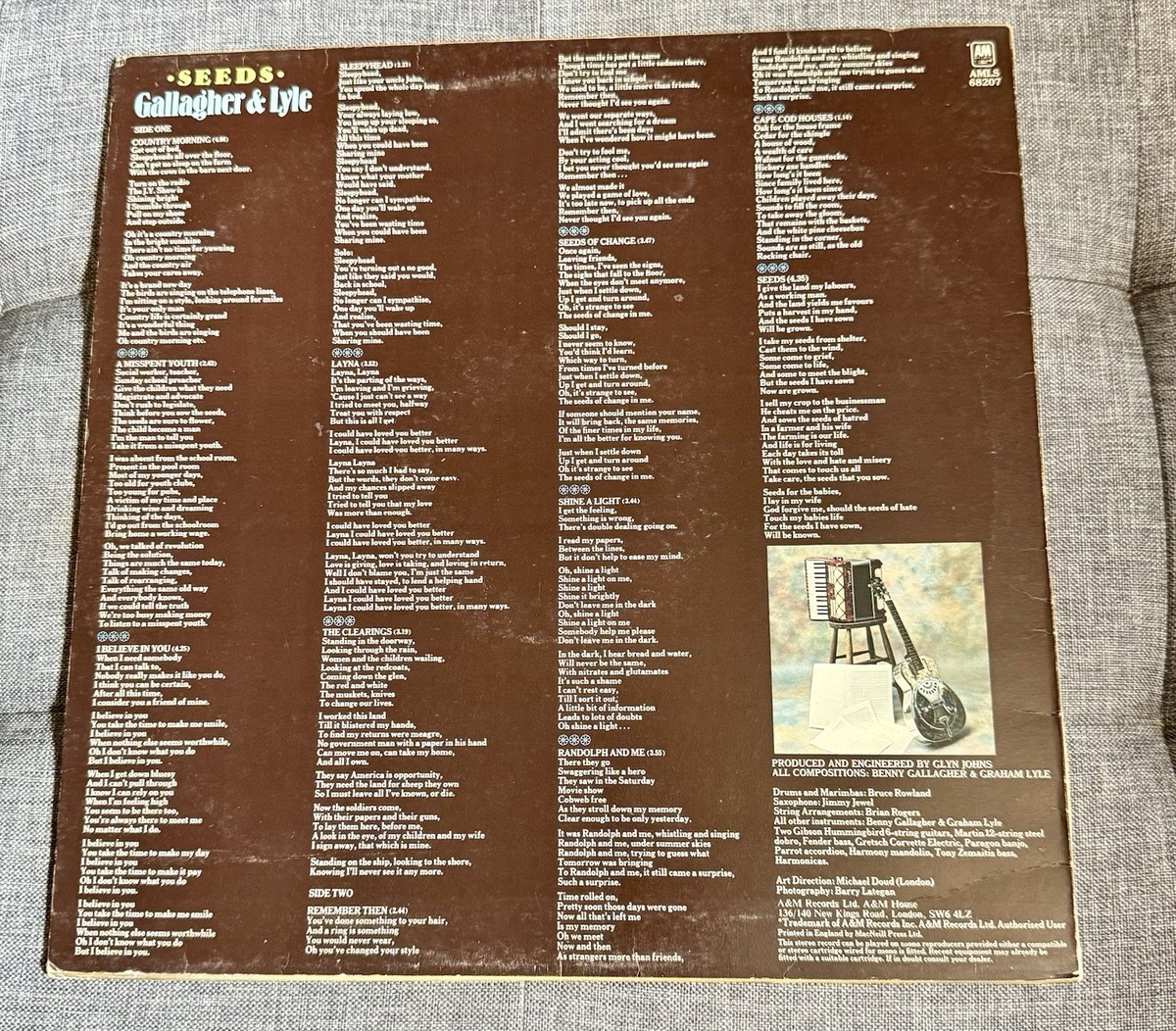 Gallagher And Lyle - Seeds - Original 1973 Vinyl Album | eBay UK