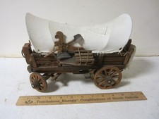 12 Vintage Wooden Hand-Made Covered Pioneer C...