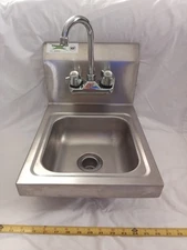 regency Wall Mount NSF Hand Wash Sink Commercial Stainless Steel  model 600hs12.