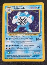 Poliwrath 15/130 Holo Pokemon Card - Near Mint