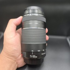 Canon EF 75-300mm f/4-5.6 III Telephoto Zoom Lens Tested Working for EOS DSLR