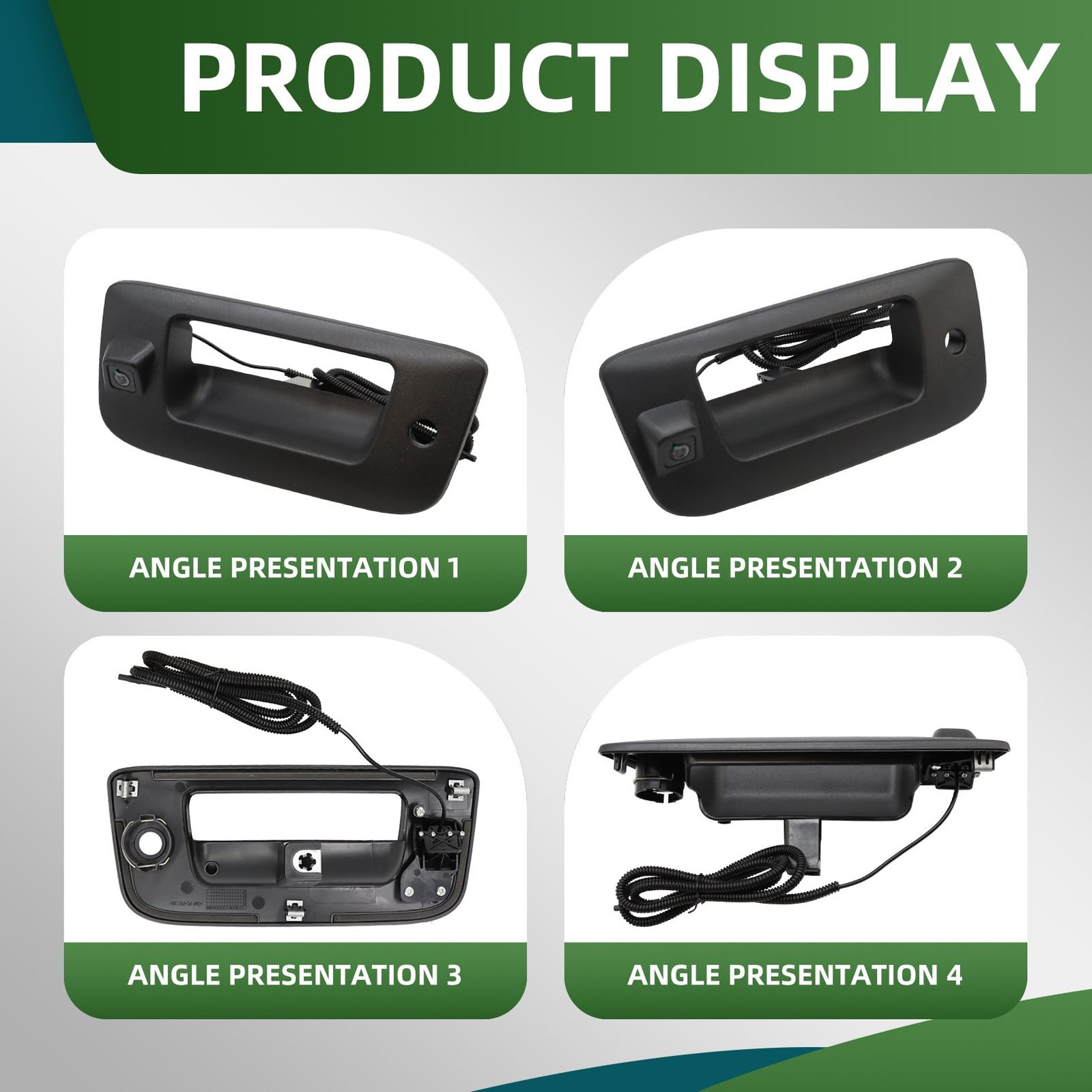 Rear View Backup Camera for Silverado/Sierra 2007-2013 w/Tailgate Handle 170°...