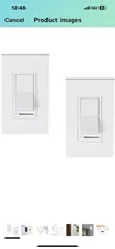 (MSRP $22.99) Cloudy Bay 2-Pack Dimmer, 3-Way/Single Pole, LED/Incandescent