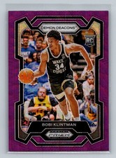 2024 Panini Prizm Draft Picks #34 Bobi Klintman Prizms Purple Wave