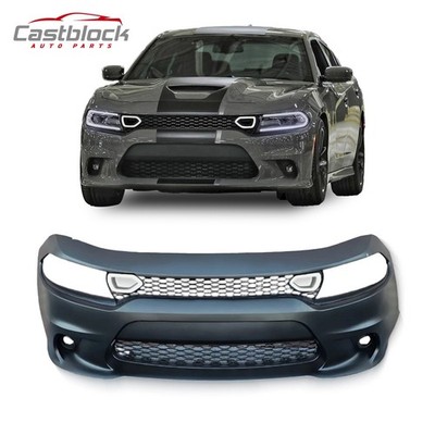 Fits 15-19 Dodge Charger Scat Pack SRT 392 Hellcat Front Bumper Cover Conversion